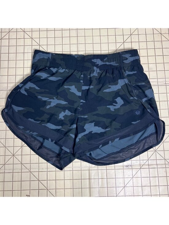 Athleta Pants - Athleta Printed Mesh Racer Run Shorts Camo Design Small Lightweight & Breathable
